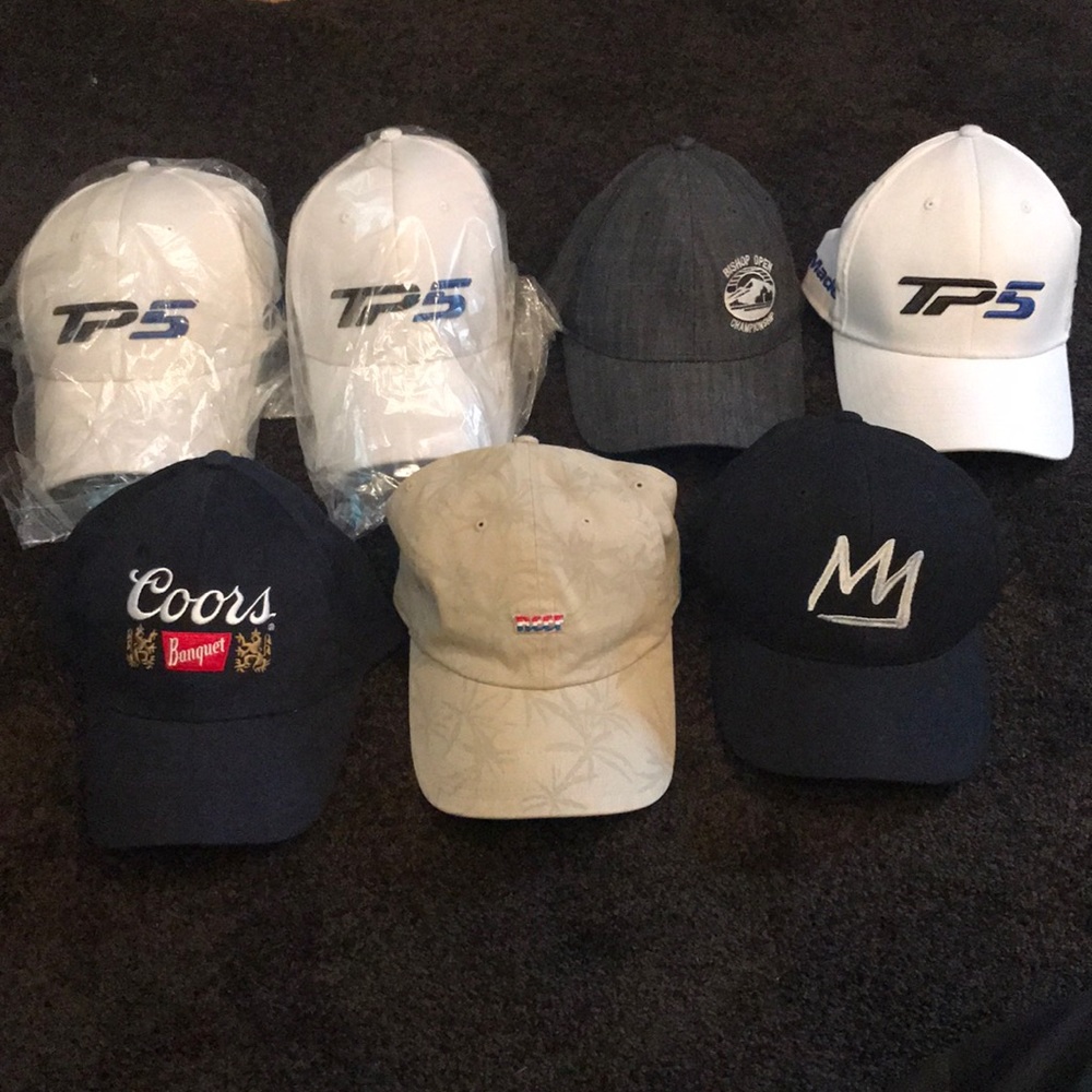 TaylorMade•Mammoth•Reef•Coors•Bishop golf caps